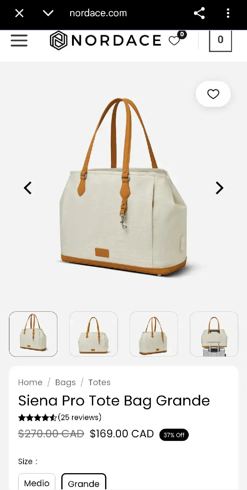 Nordace Siena Pro Tote Bag Grande