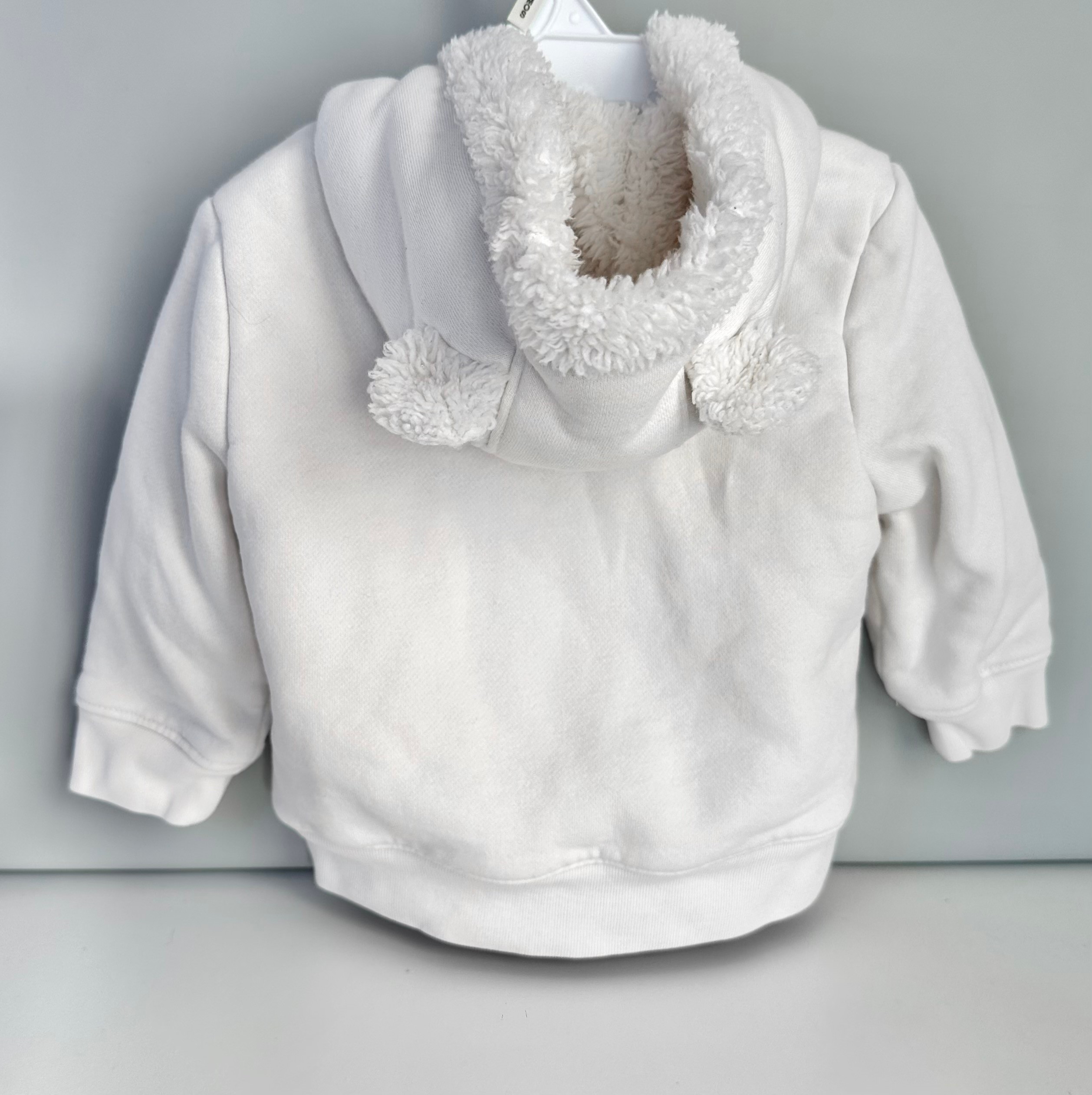 Baby Girl Hooded Zip Sweater- Baby Gap - 6-12 Months - photo 3