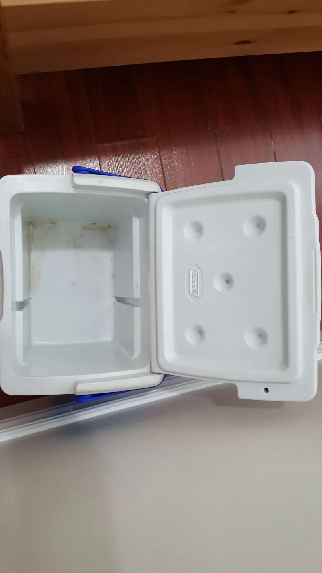 Small Coleman Cooler (9 quart?) -- Used condition (some super... - photo 4