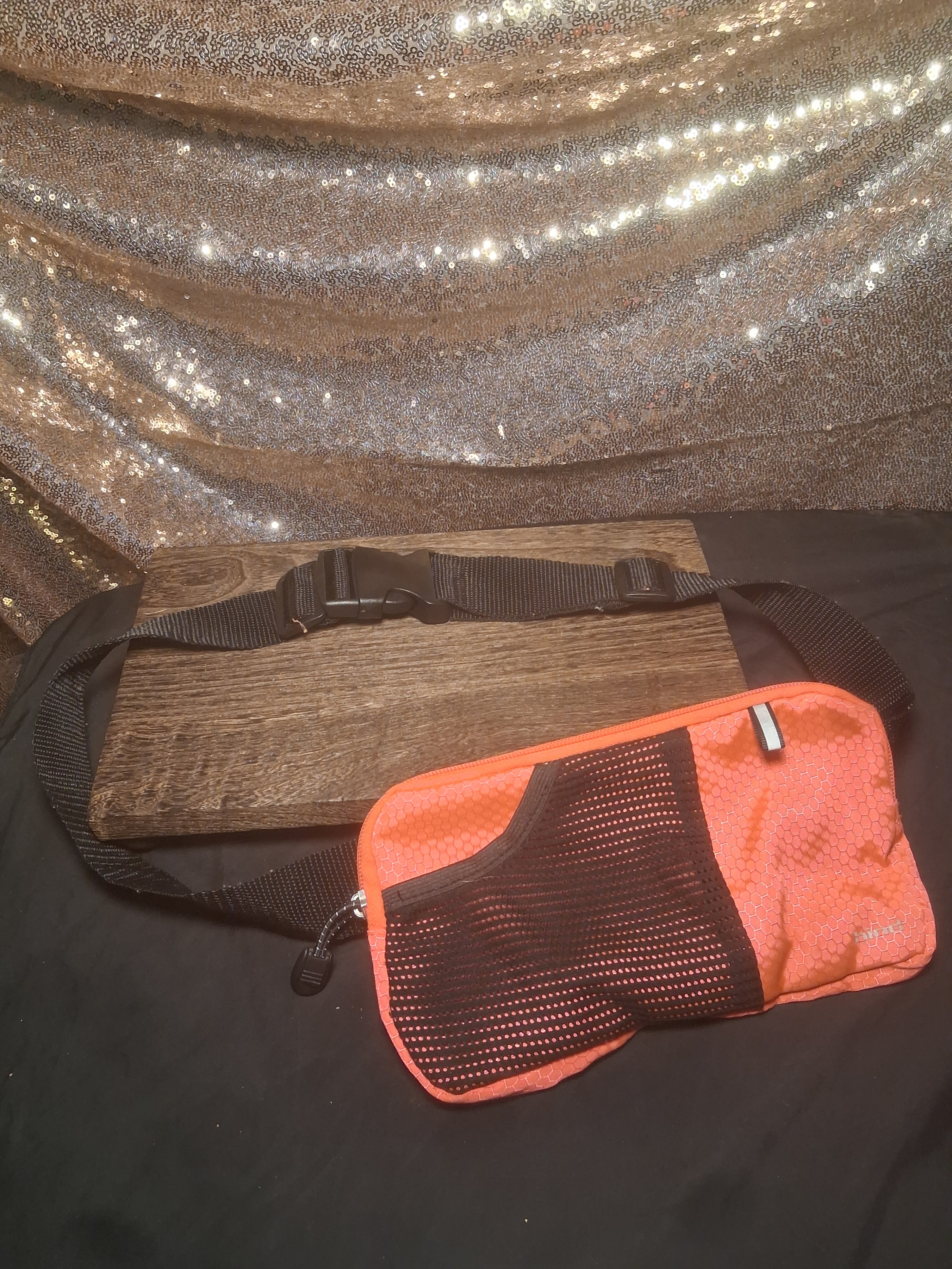 Orange Running Belt Bag