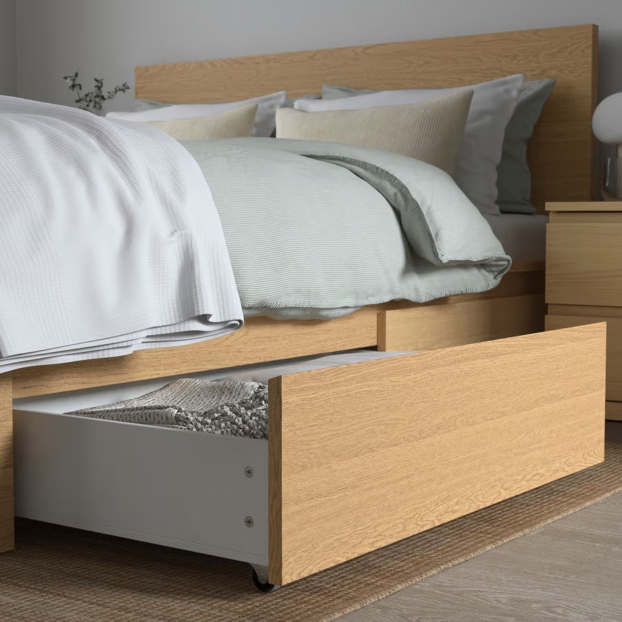 Queen Size Bed with Drawers - photo 3