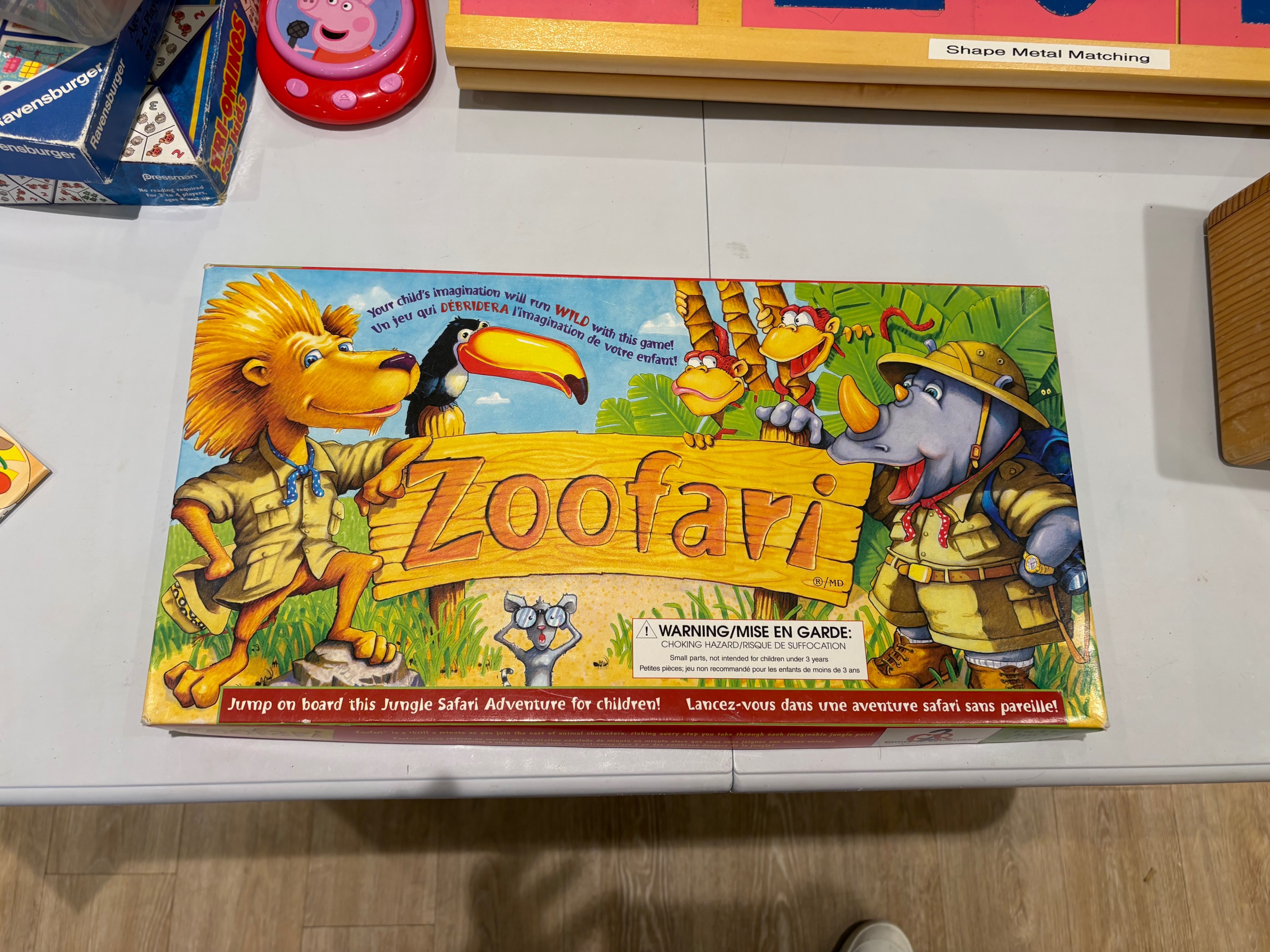 Zoofari! Kids Jungle Safari Adventure Board Game