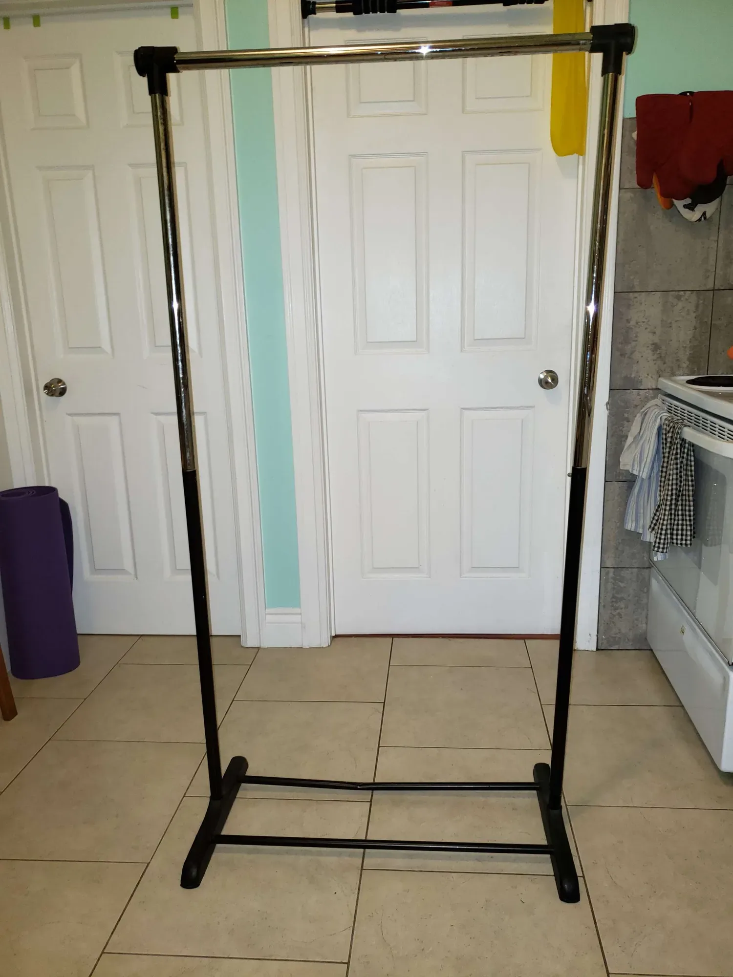 Clothing Rack -- small dent in bottom shown in photo, decent ...