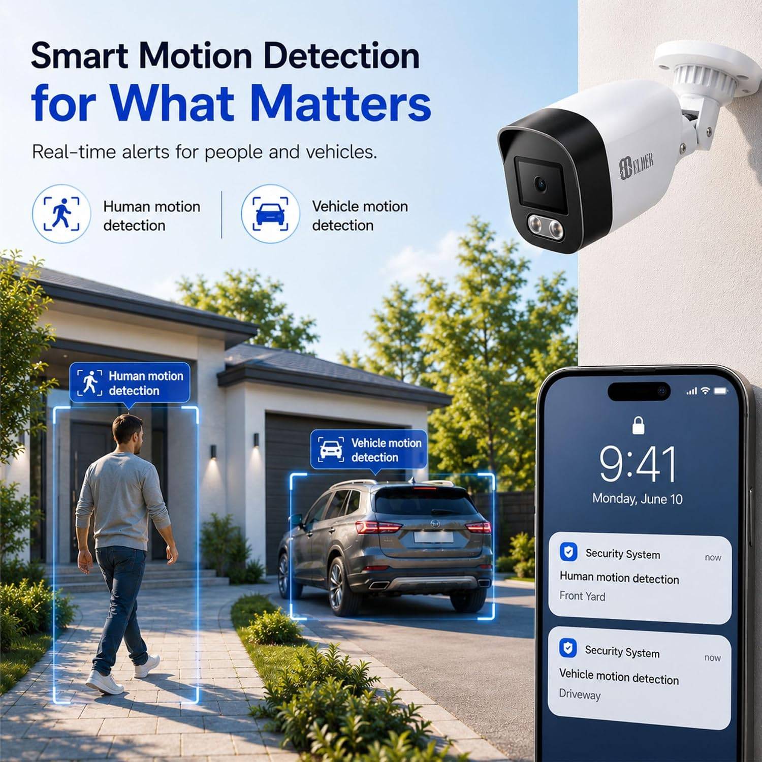 Security Camera System, 4 Camera 5MP, 500GB DVR Surveillance Kit - photo 3