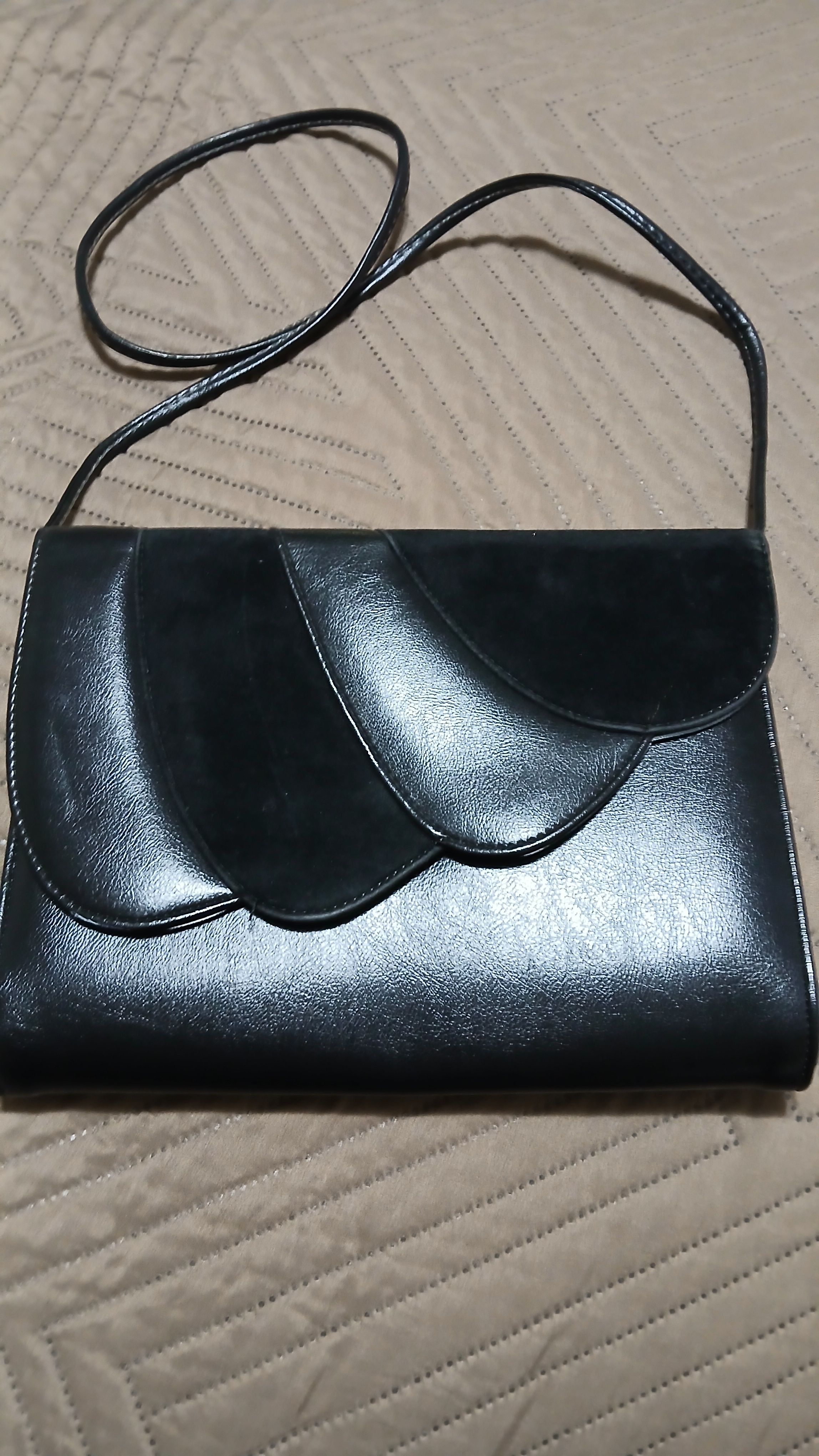 Dynamite Black Dress, With Faux Suede & leather Clutch/Purse - photo 2