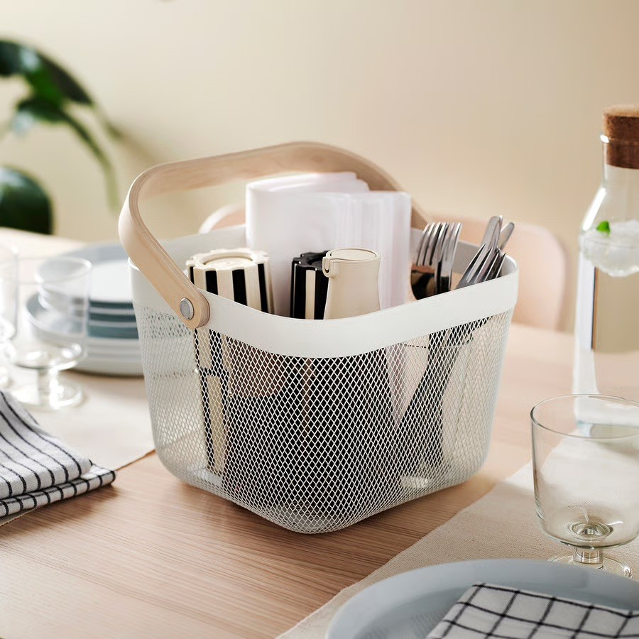 IKEA RISATORP Wire Basket – White - photo 4