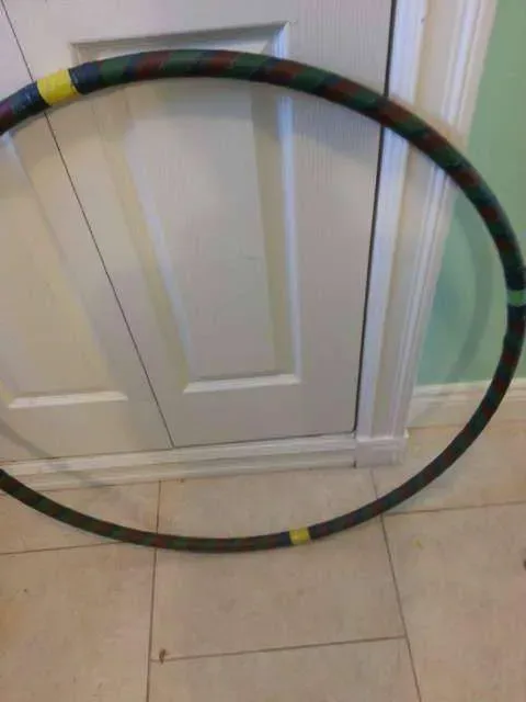 Once- Collapsible Adult Hula Hoop -- It's been taped together - photo 2