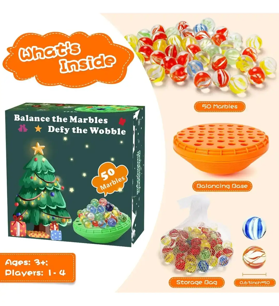 Marble Balance Game - 50 Marbles - photo 3