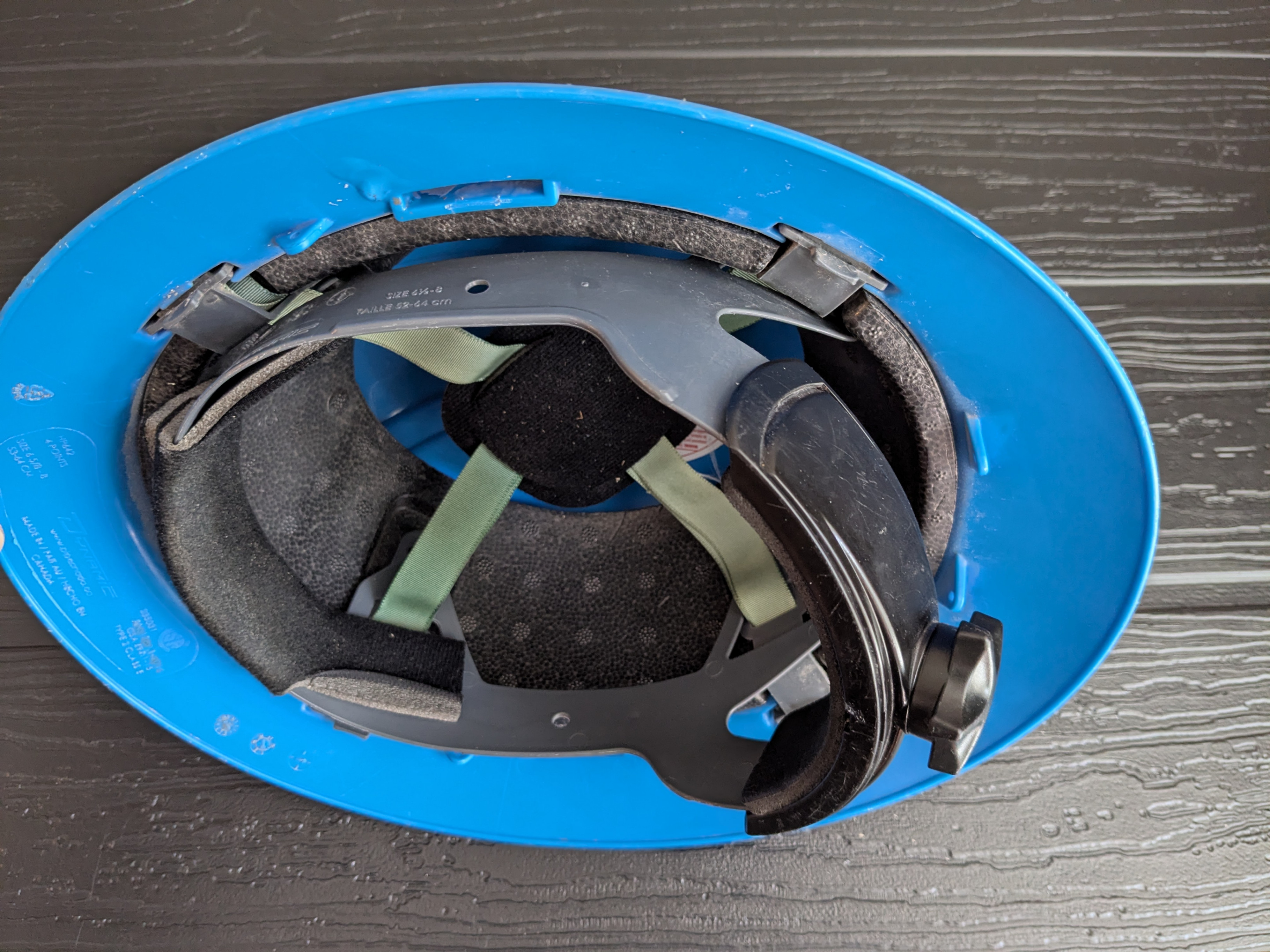 Blue Full Brim, CSA type 2 Hard hat - photo 2
