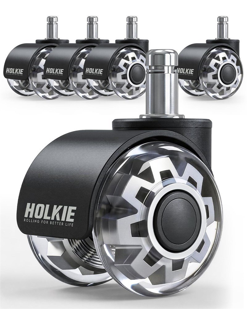 HOLKIE Office Chair Wheels 2" – Set of 5