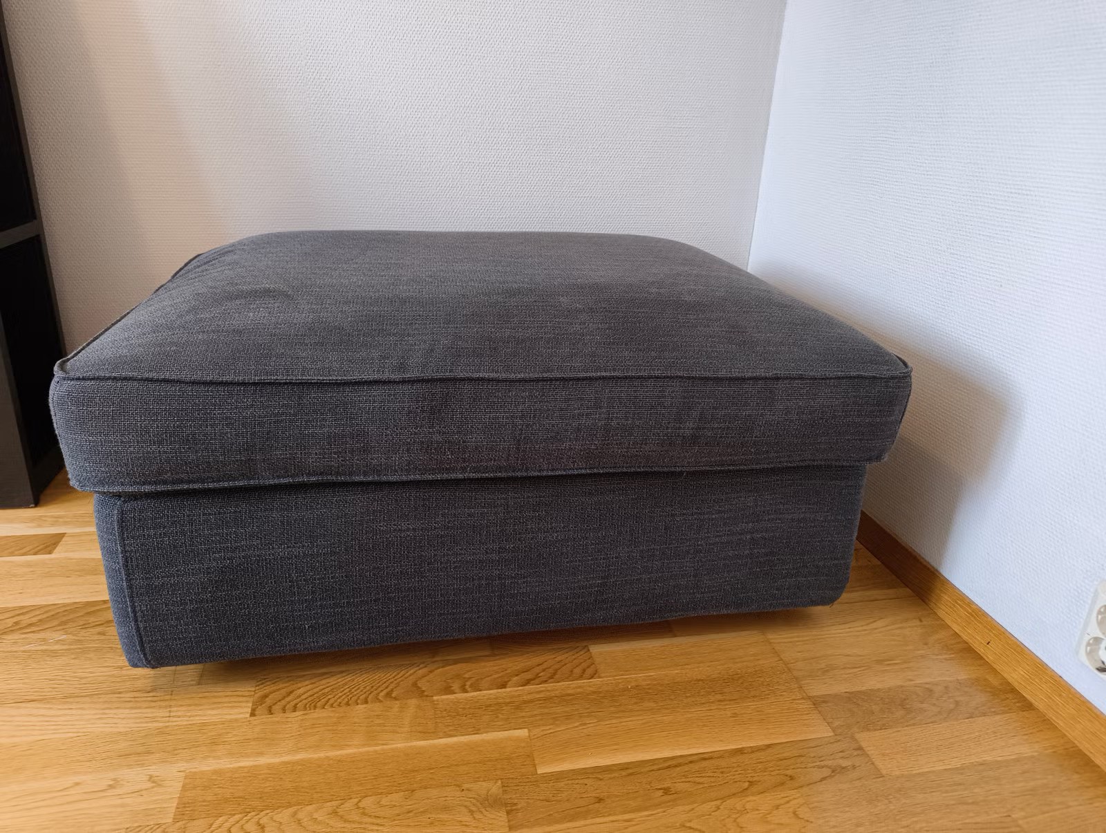 IKEA KIVIK Footstool with Storage (Hillared Anthracite Colour) - photo 5