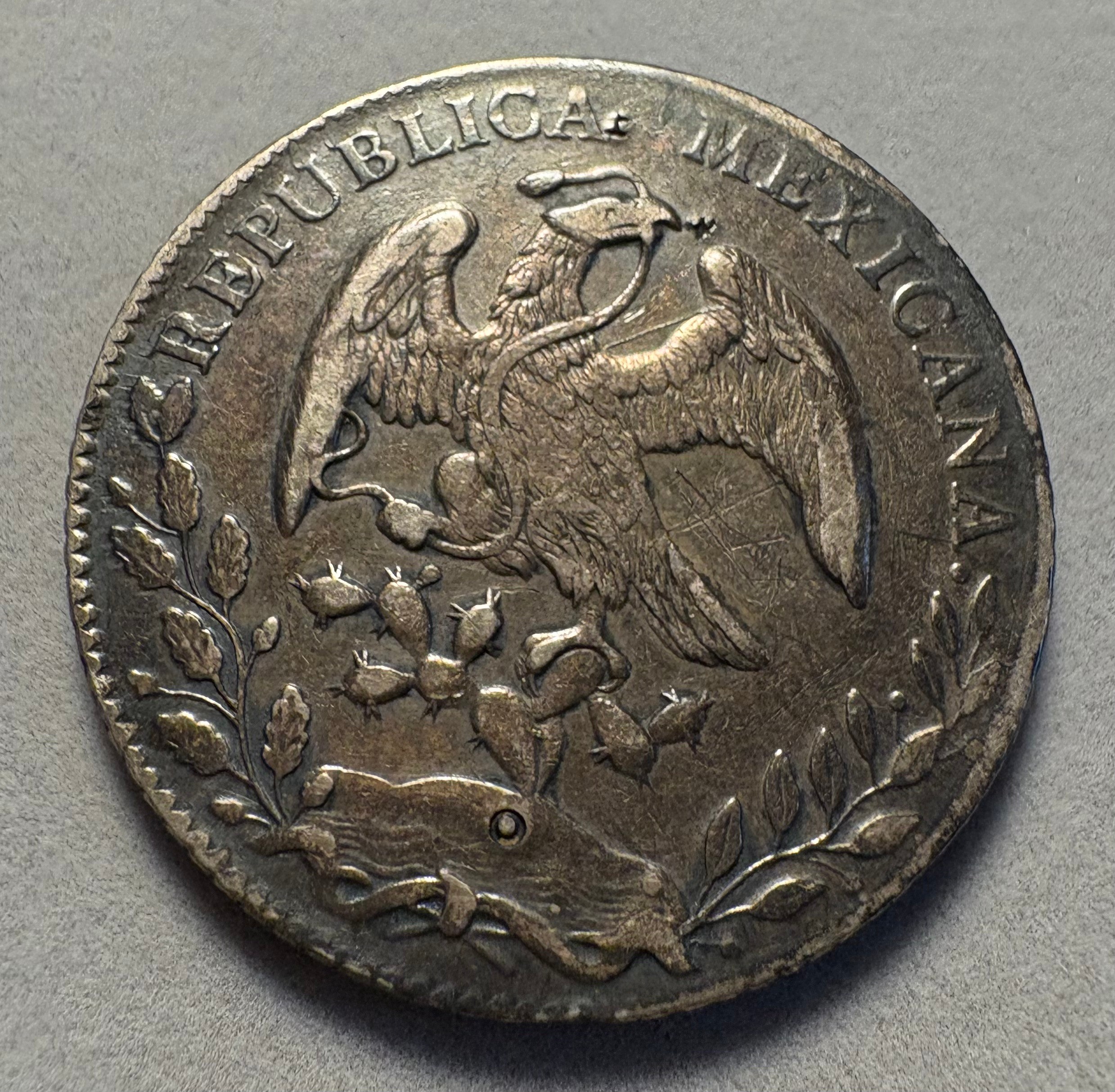 1880 Mexican Silver 8 Reales - photo 2