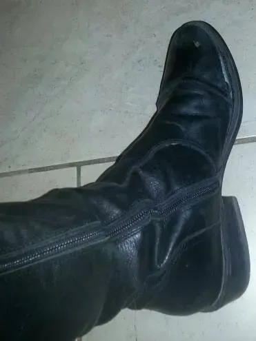 Vintage Vegan Leather Boots Size 6 - photo 5