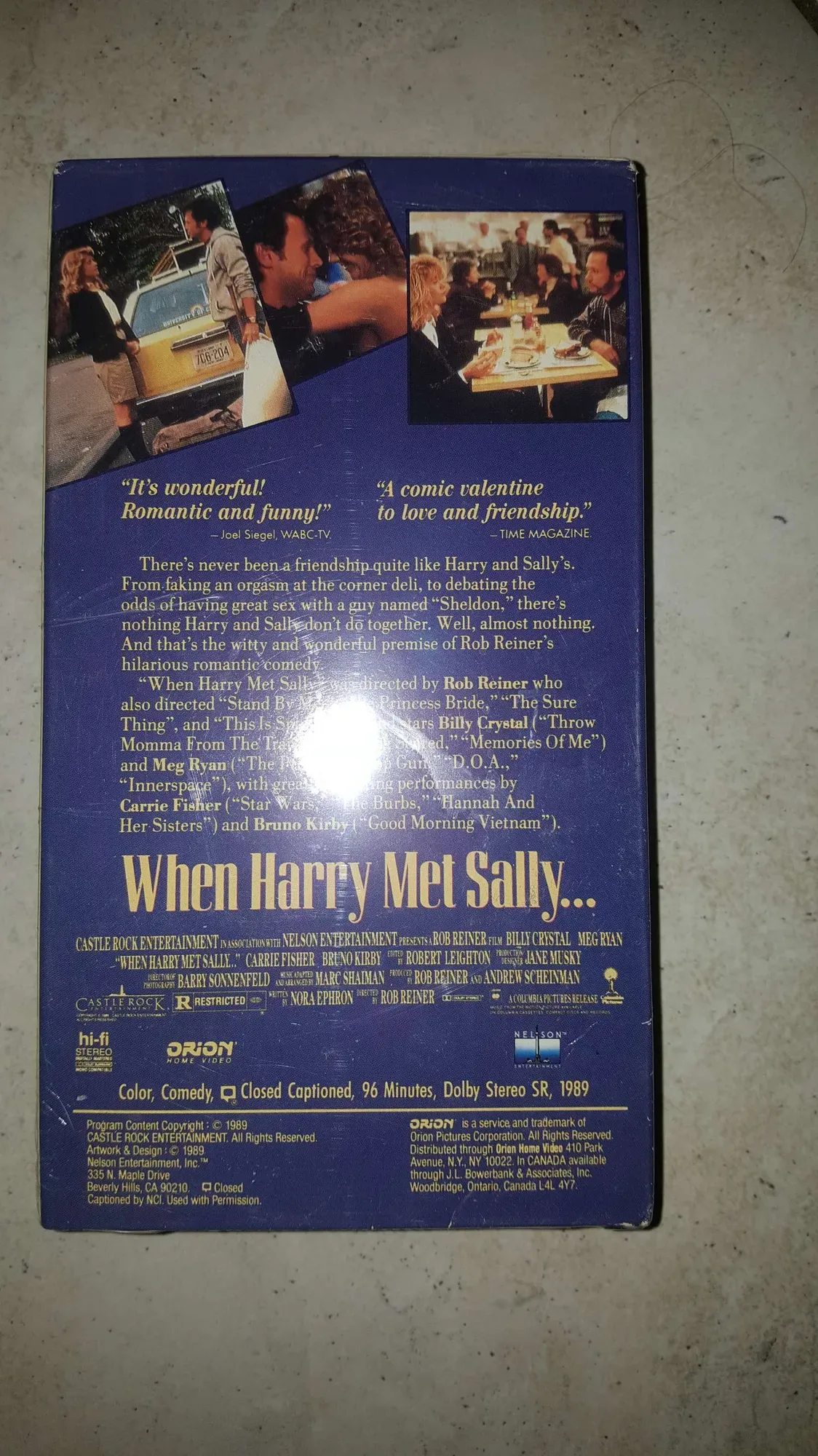 BNIB When Harry Met Sally VHS Tape - photo 2