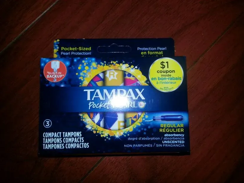 Tampax Pocket Pearls -- Brand New In Box Of 3