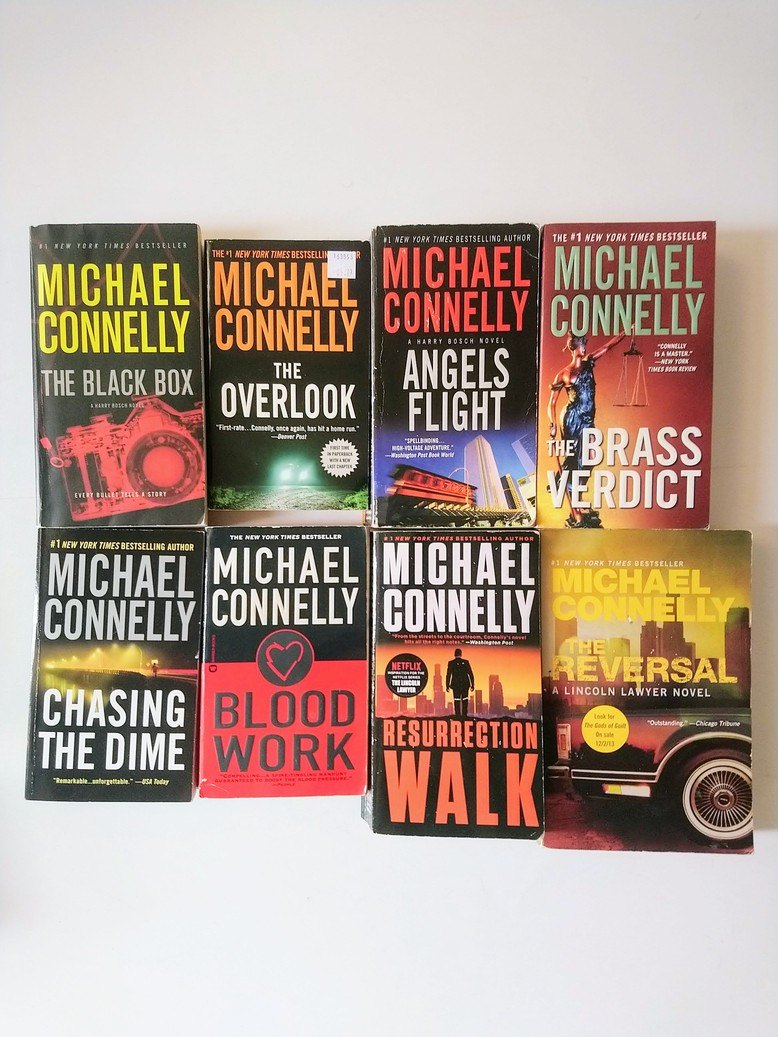 Michael Connelly books!!