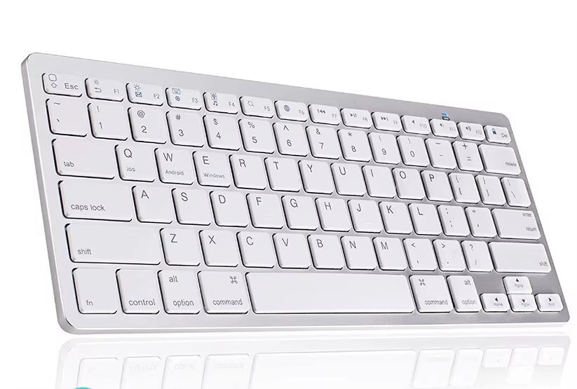78‐Key Ultra‐Slim Bluetooth Keyboard – For iPad, Windows Android