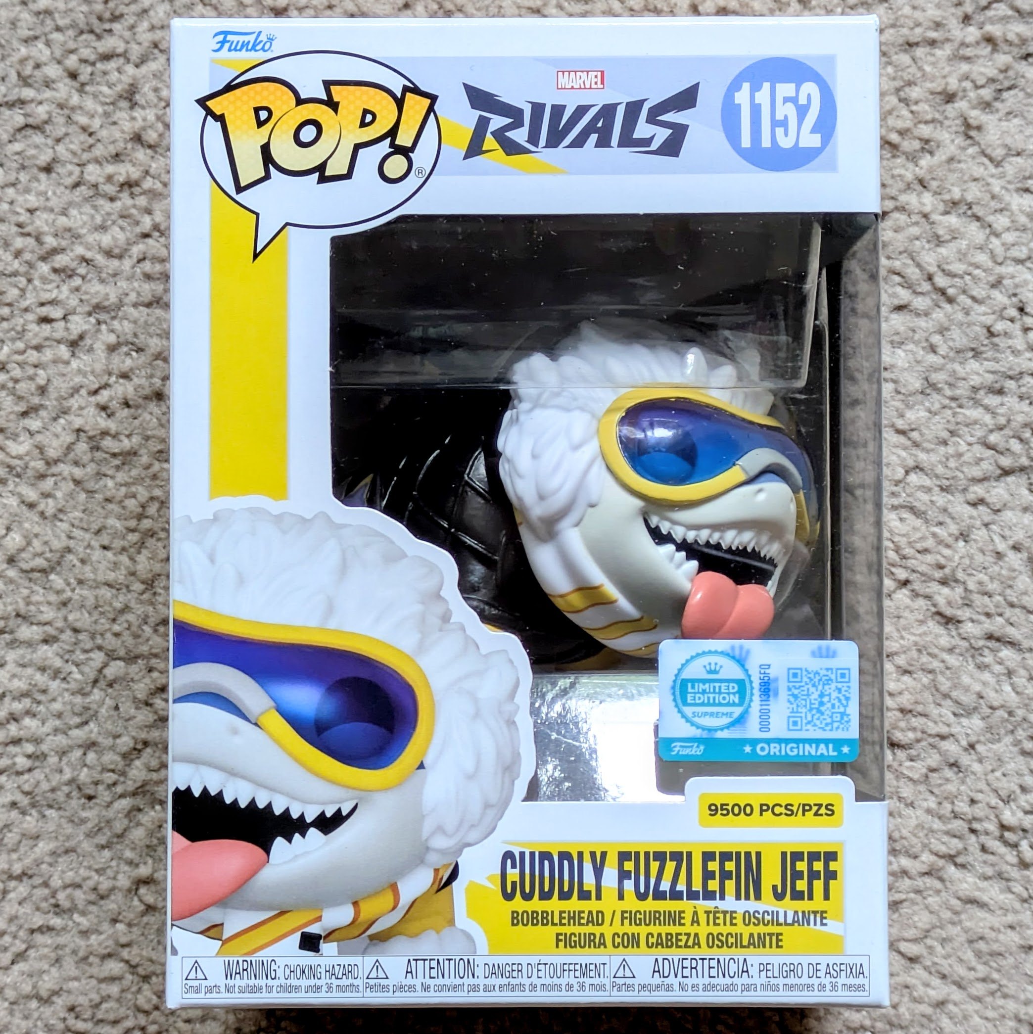 Funko POP! Marvel Rivals Cuddly Fuzzlefin Jeff