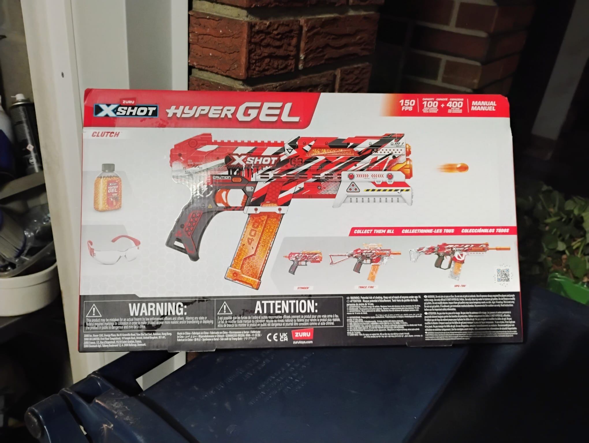Zuru X-Shot Hyper Gel Clutch Blaster BNIB - photo 2