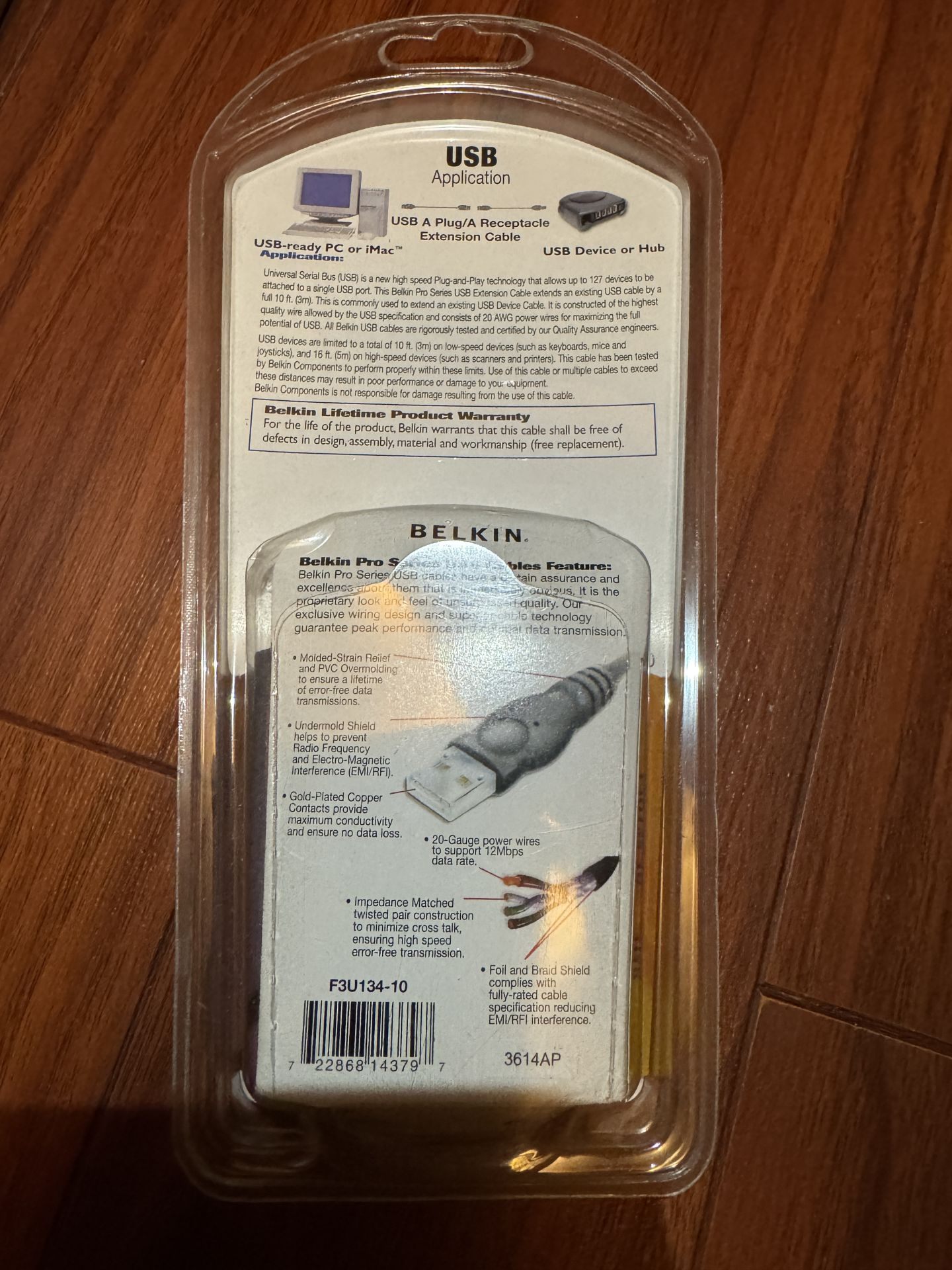 Belkin 10 ft USB Extension Cable - photo 2