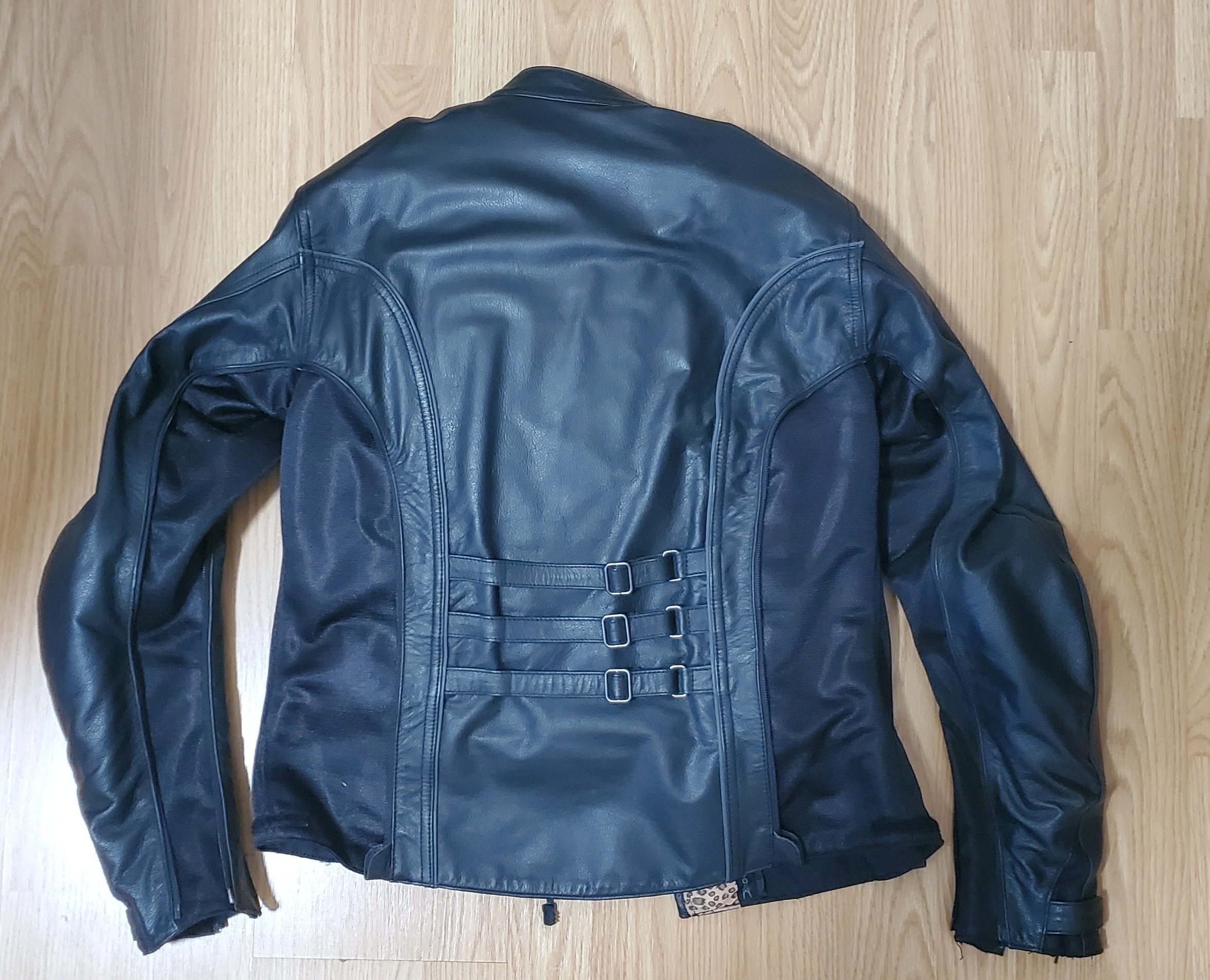 JOE ROCKET LADIES LEATHER MOTORCYCLE JACKET - SIZE SMALL - photo 3