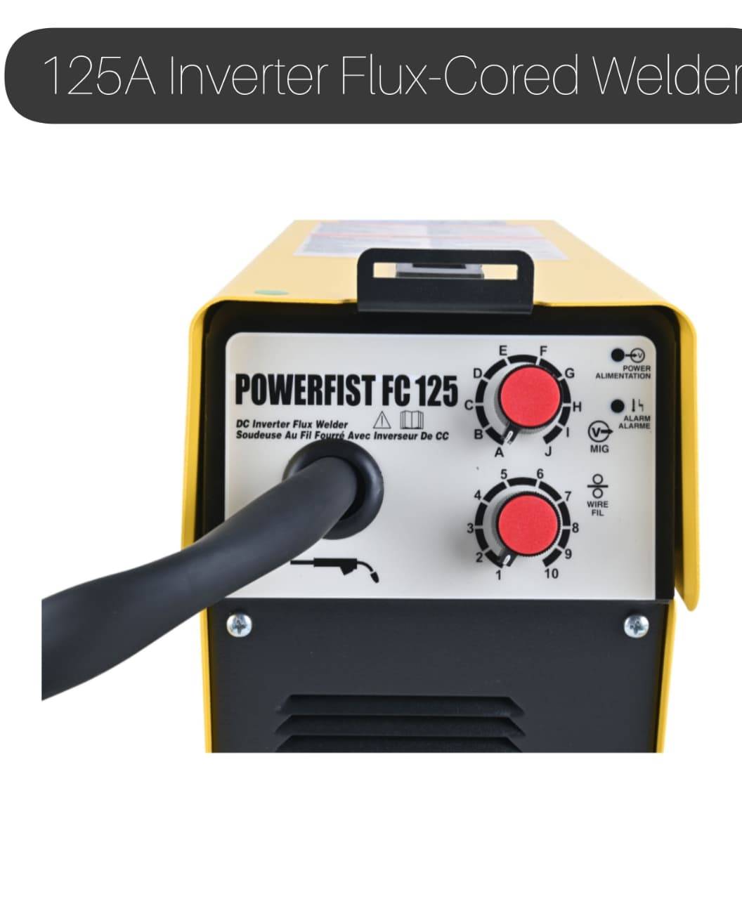 125A Flux-Core Inverter Welder - photo 3