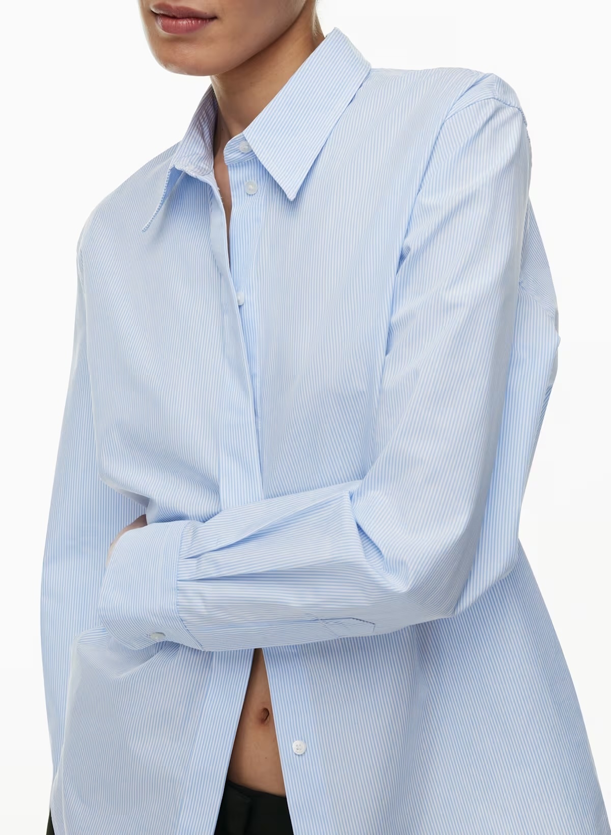 Babaton (Aritzia) New Essential Relaxed Poplin Shirt – Size 2XS - photo 3