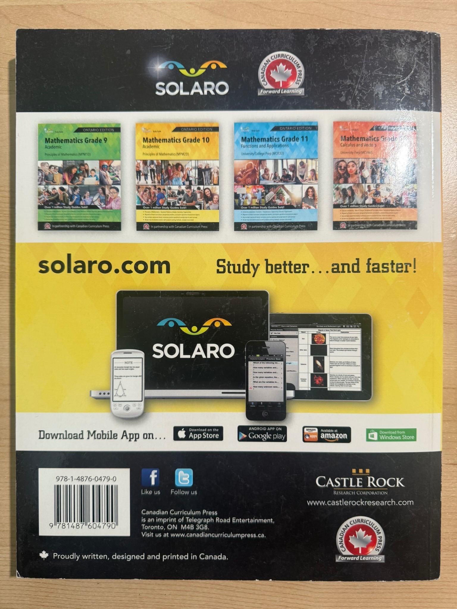 Grade 10 Academic Math Study Guide (Ontario MPM2D / SOLARO) - photo 2