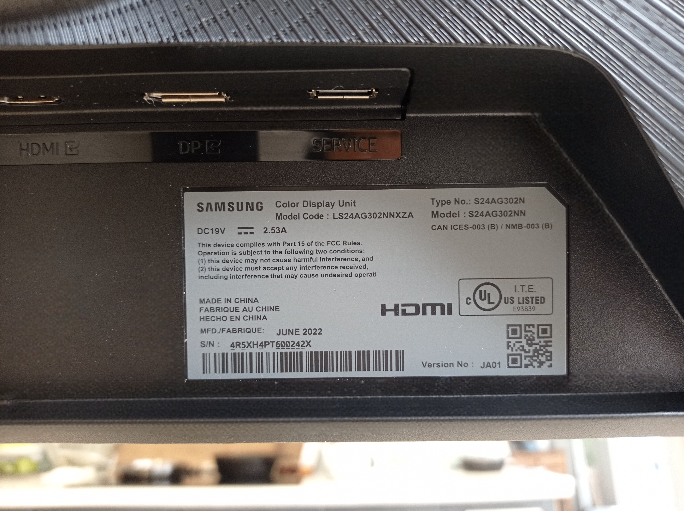 Like New Samsung 24” Odyssey G3 Gaming Monitor FHD 180Hz - photo 3