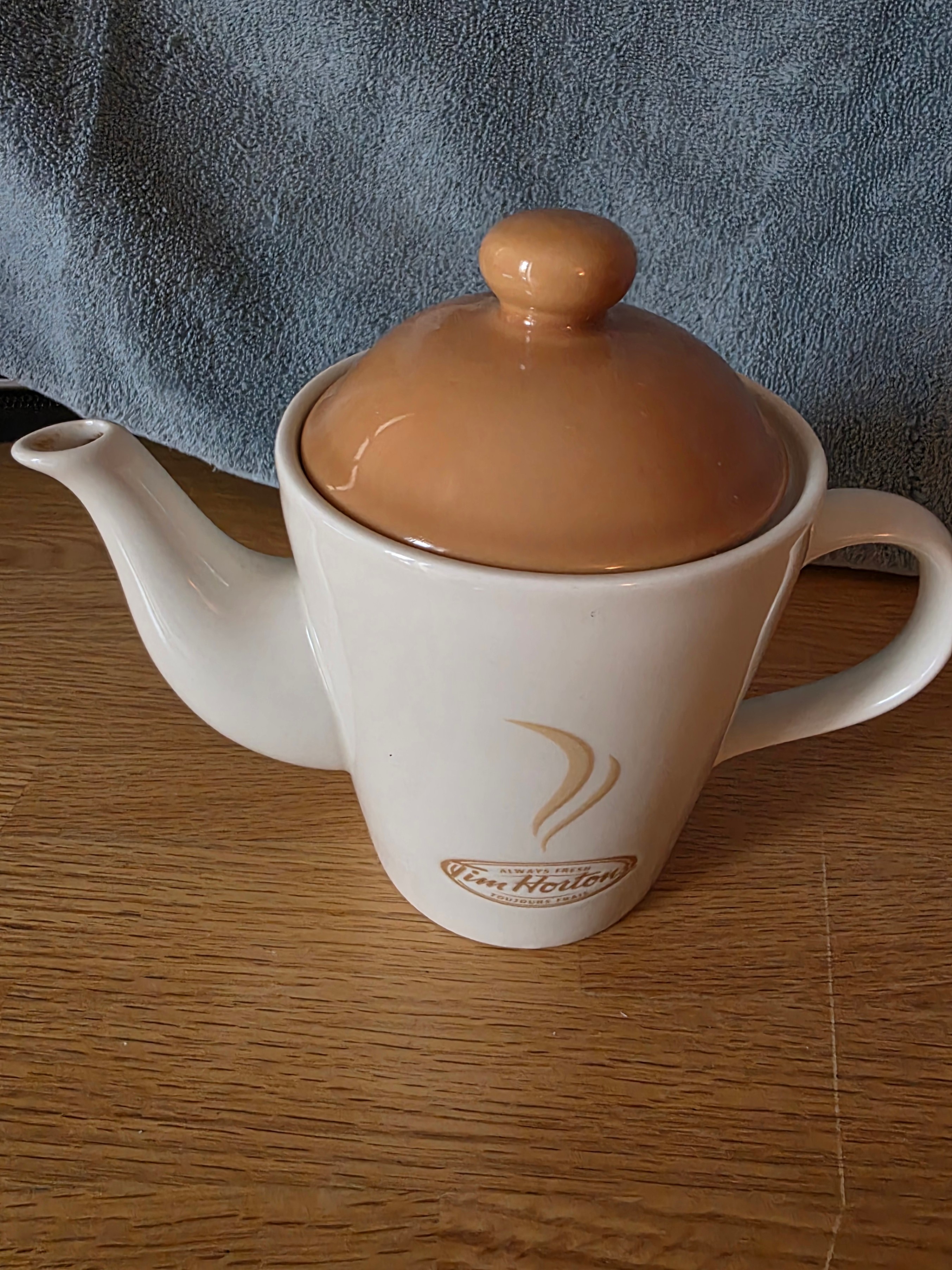 Tim Hortons Ceramic Teapot