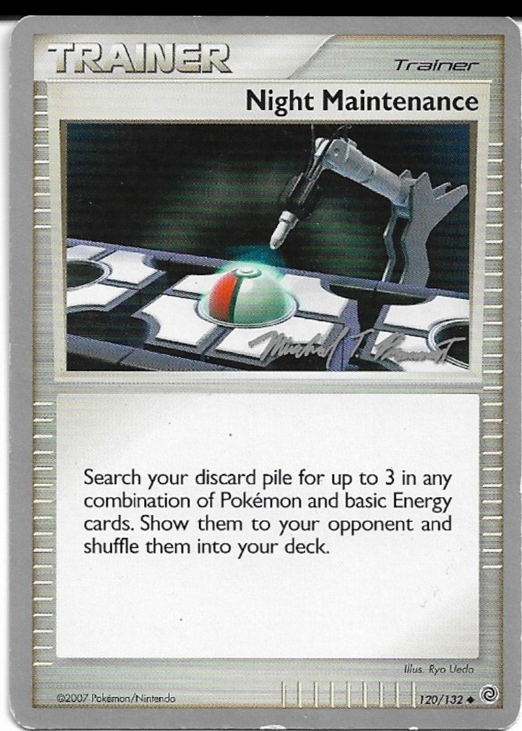 Pokemon Night Maintenance 120/132 World Championships 2010 Deck
