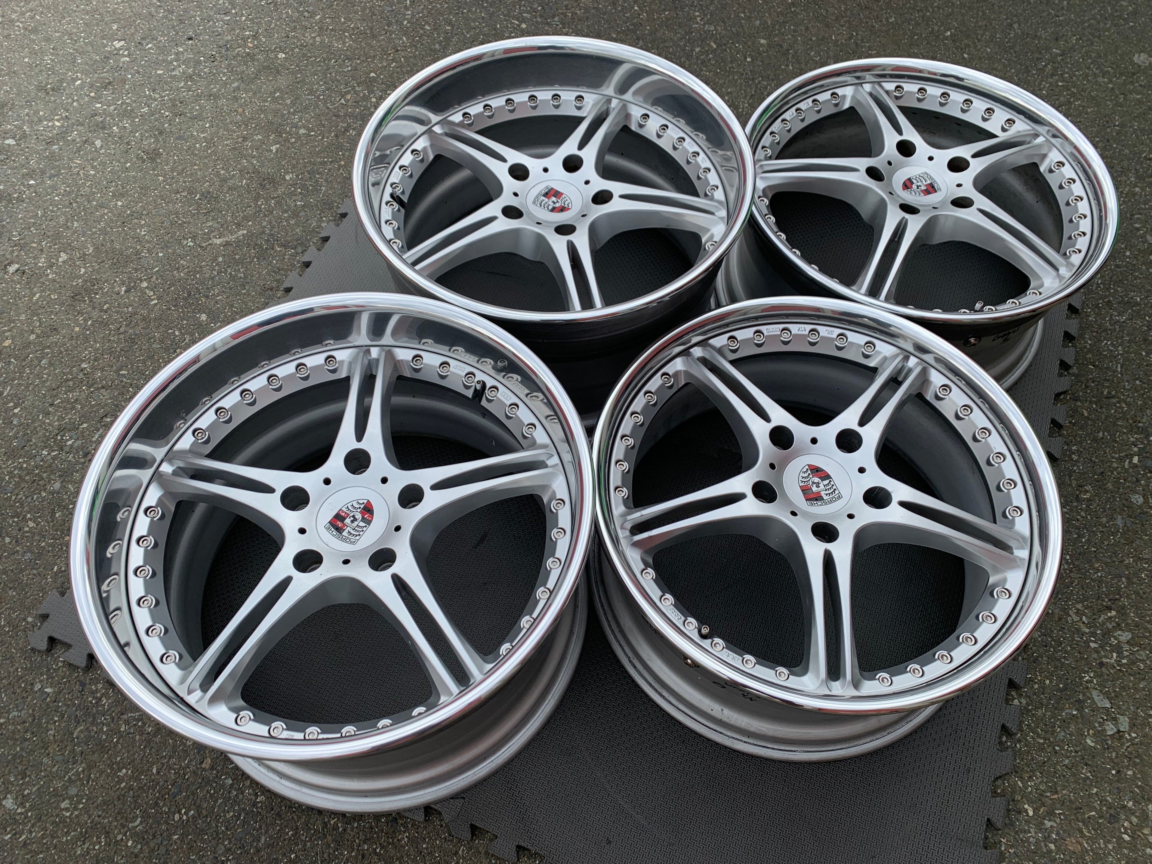 Set of ULTRA RARE 3PC Forged 19X8.5/11.5 SSR GT3 Porsche 911 - photo 4
