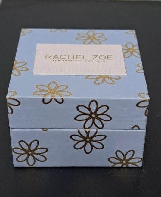 Rachel Zoe Designer Gold 925 Silver Earrings Cubic Zirconia - photo 4