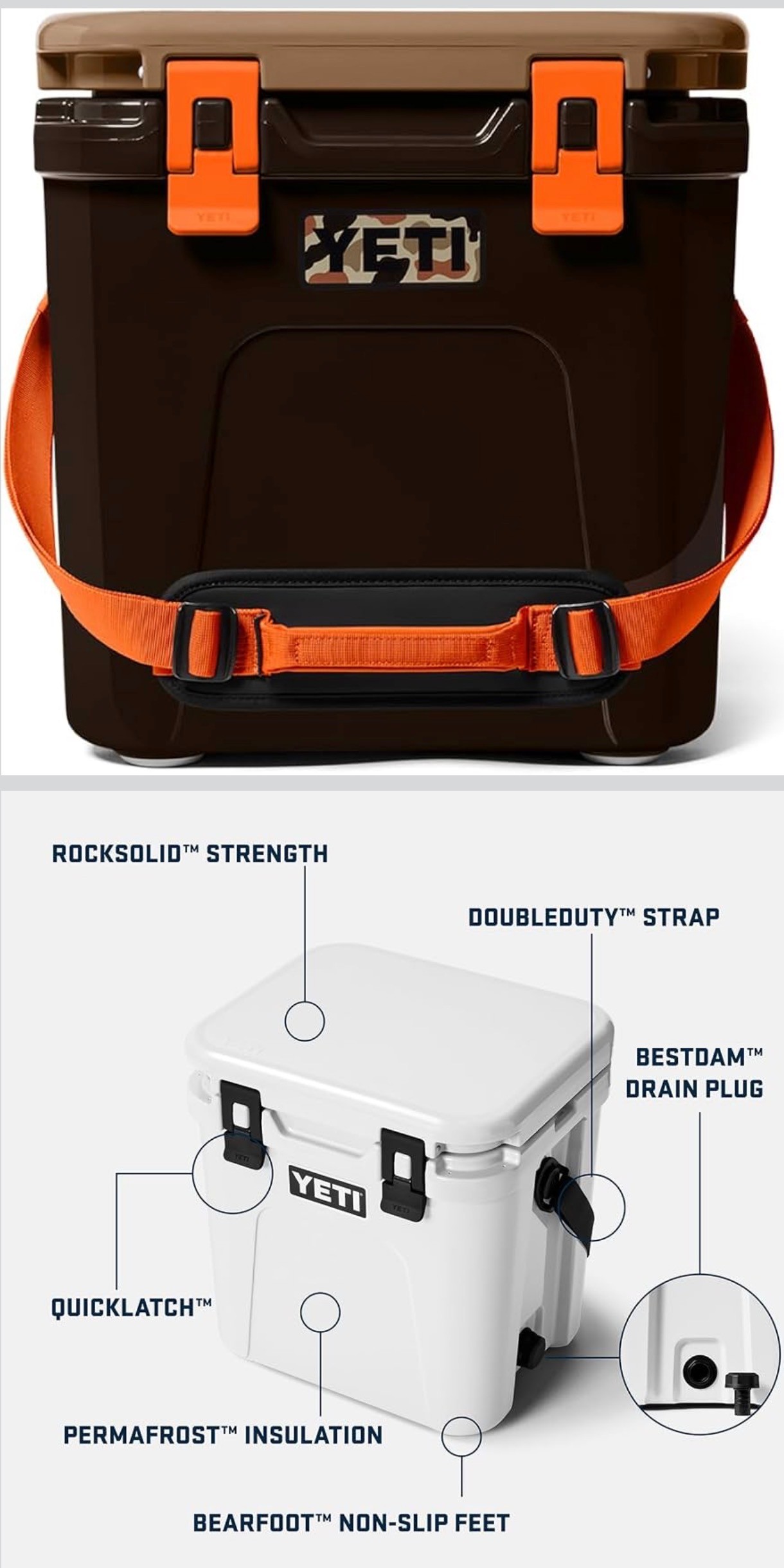 YETI Roadie 24 Hard Cooler 2.0 DoubleDuty Shoulder Strap - photo 2