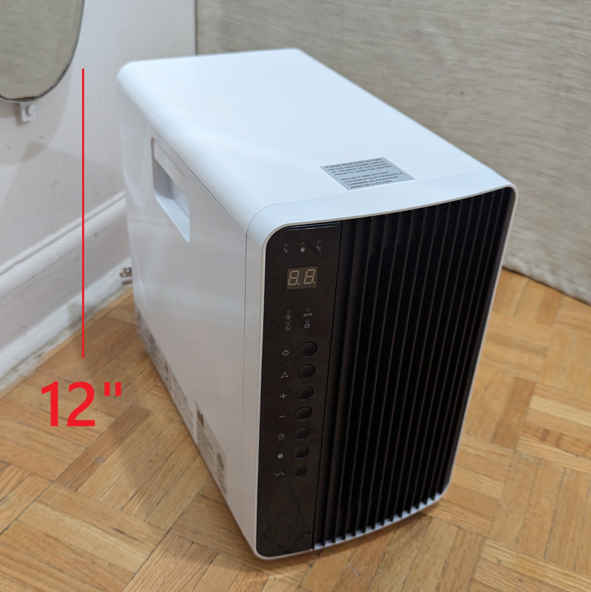 Portable Home Collections 3-Quartz Cabinet Heater Ceramic 1500W