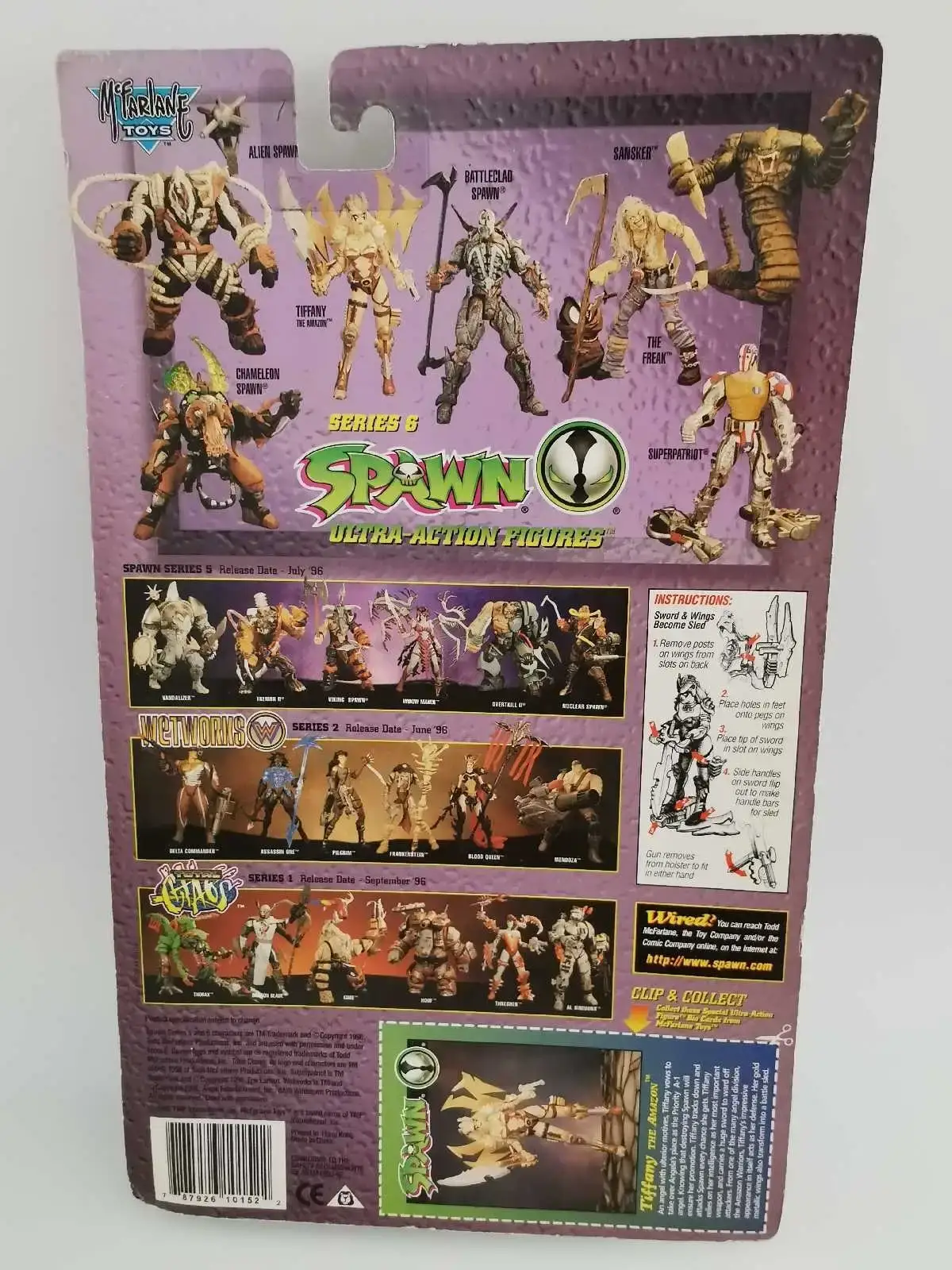 Todd McFarlane's Spawn Ultra-Action Figures Tiffany "The Amazon" - photo 4