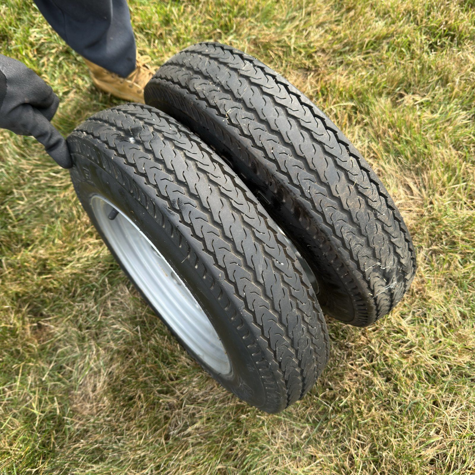 Trailer Wheel Tire Set of 2 Carlisle Sport Trail 4.80-12 - photo 3