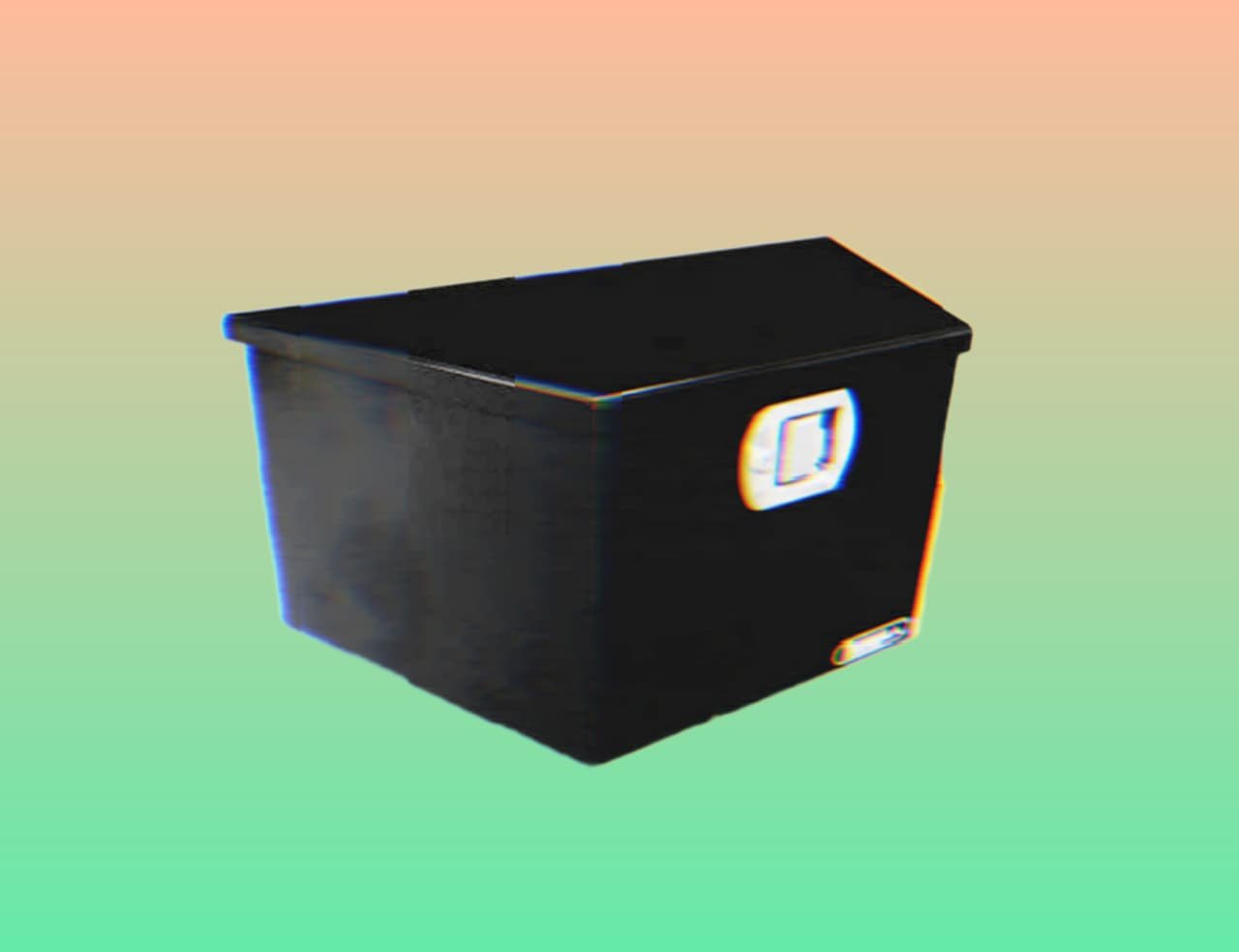 34-Inch Locking Steel Trailer Box