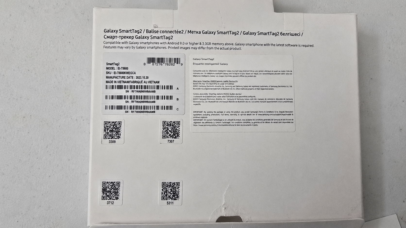 Samsung Galaxy SmartTag2 (4-Pack) + 4 Extra Brand New CR2032 - photo 4