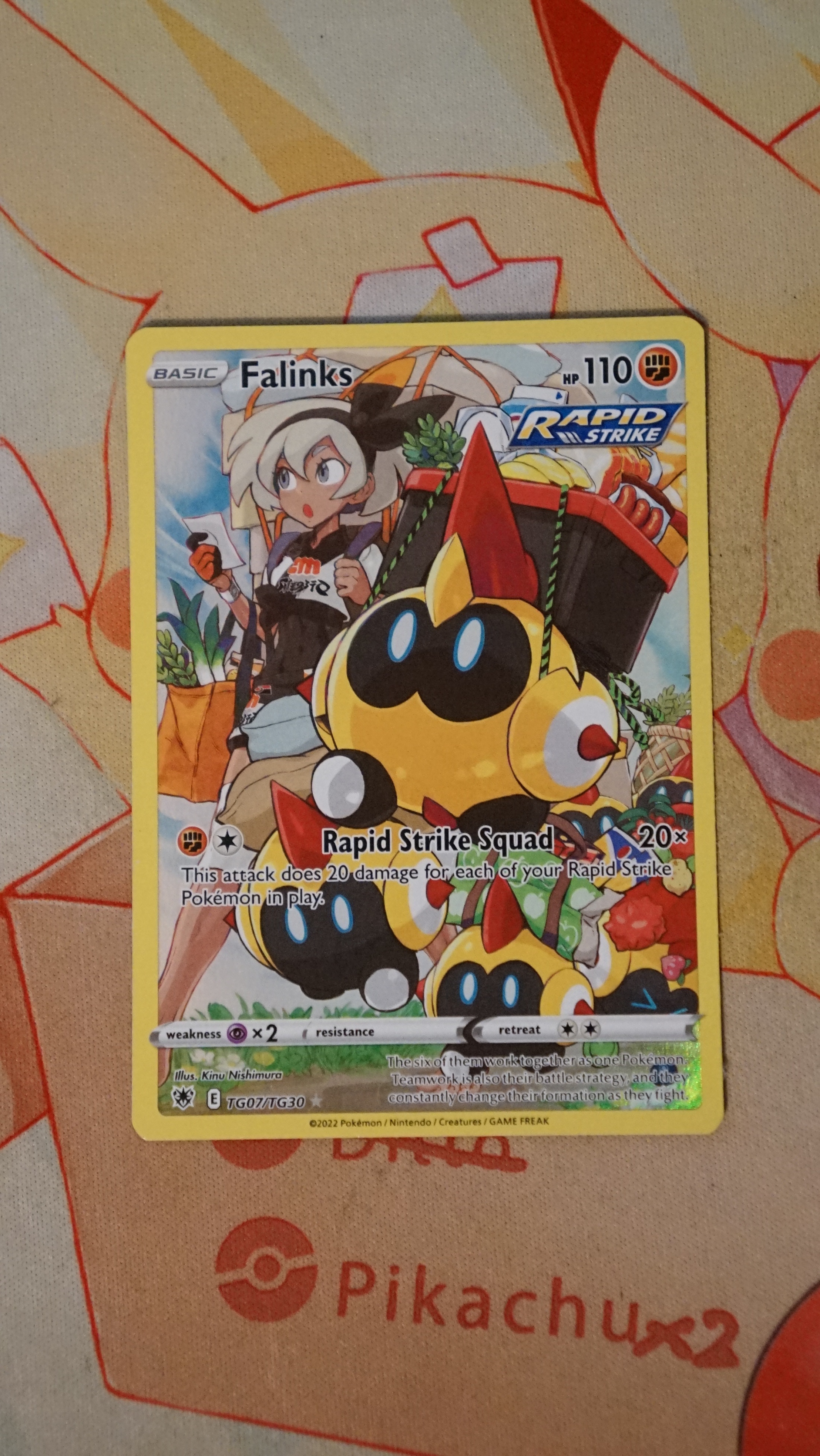 Pokemon Falinks TG07/TG30 Astral Radiance Trainer Gallery NM - photo 3