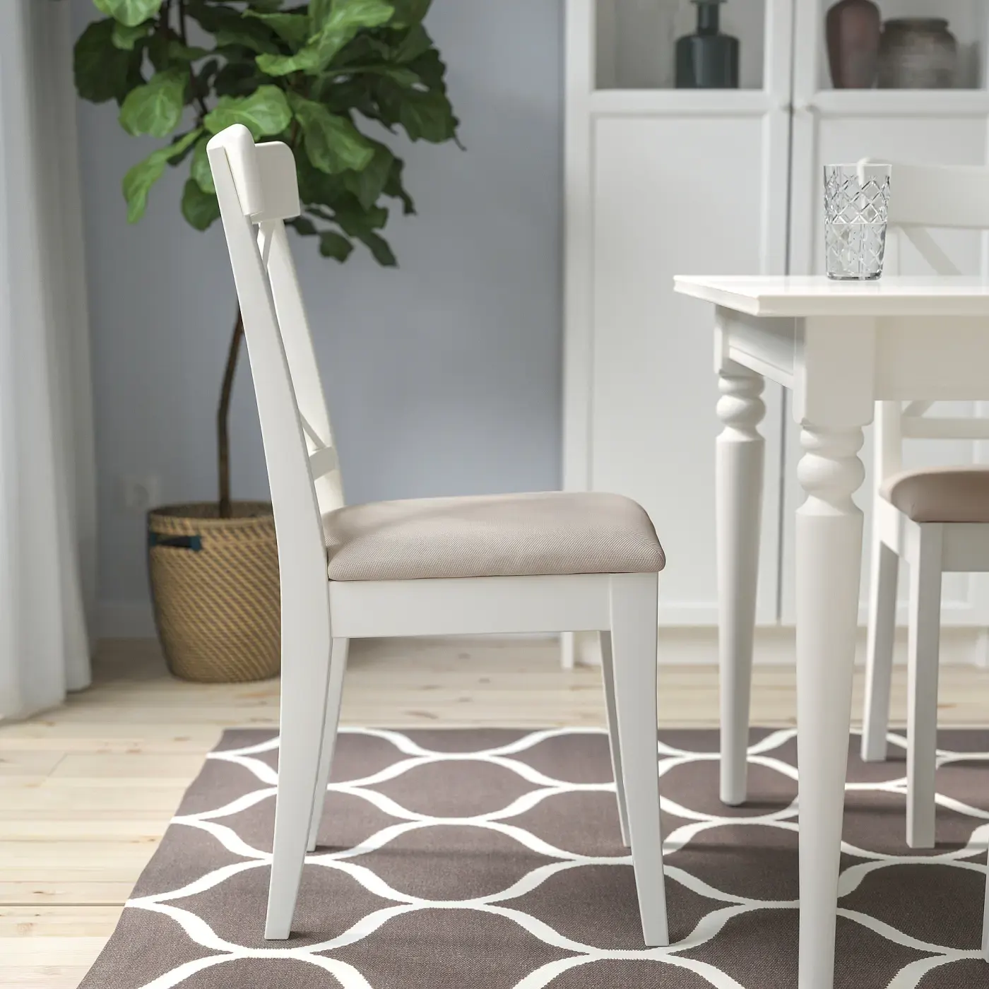 IKEA Ingolf White Chair (Total of 6) - photo 3