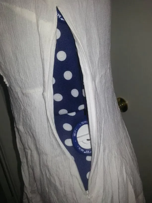 Cute Fitted Forever 21 White Dress With Zipper -- Like New --... - photo 5