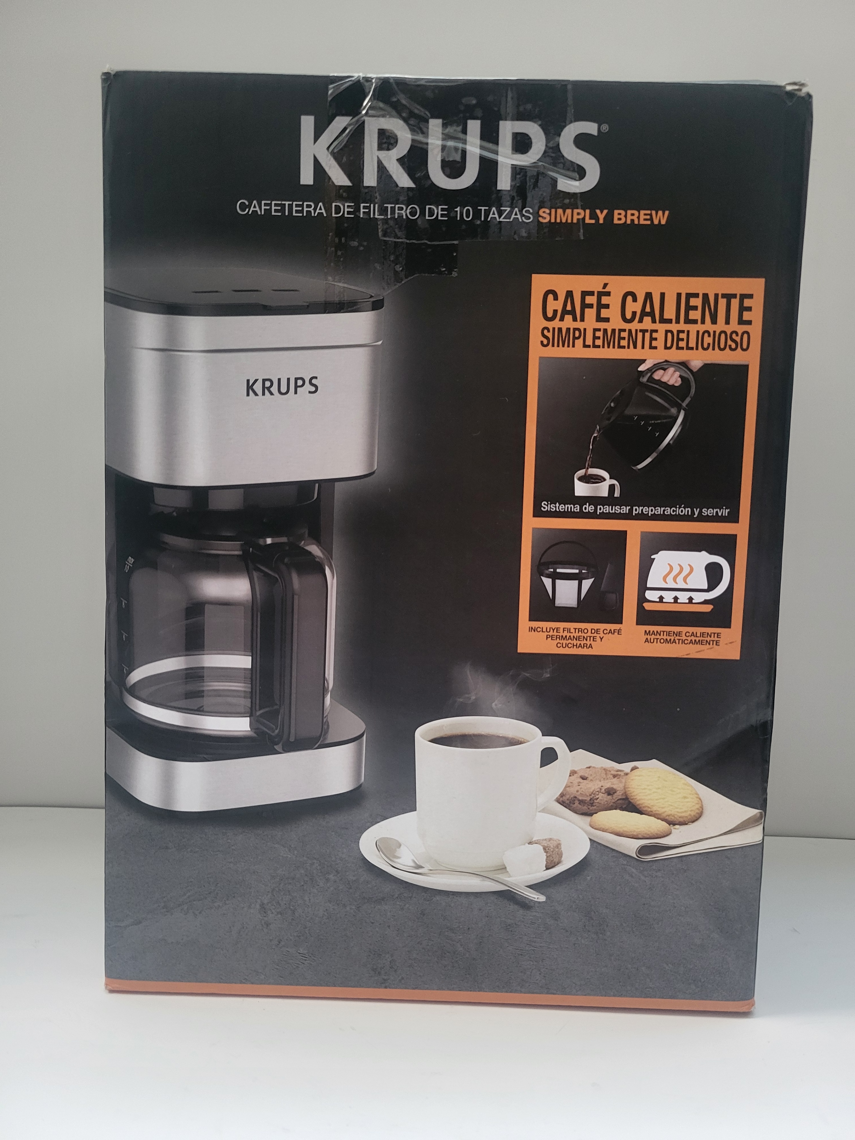 Krups Simply Brew 10-Cup Coffee Maker - Good with Box!