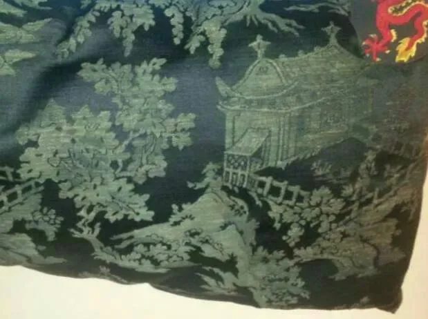 Huge Asian Motif Black Pattterned Comfy Pillow - photo 2