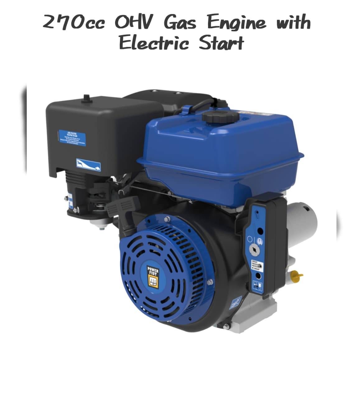 270cc Horizontal Engine with Electric Start - photo 2