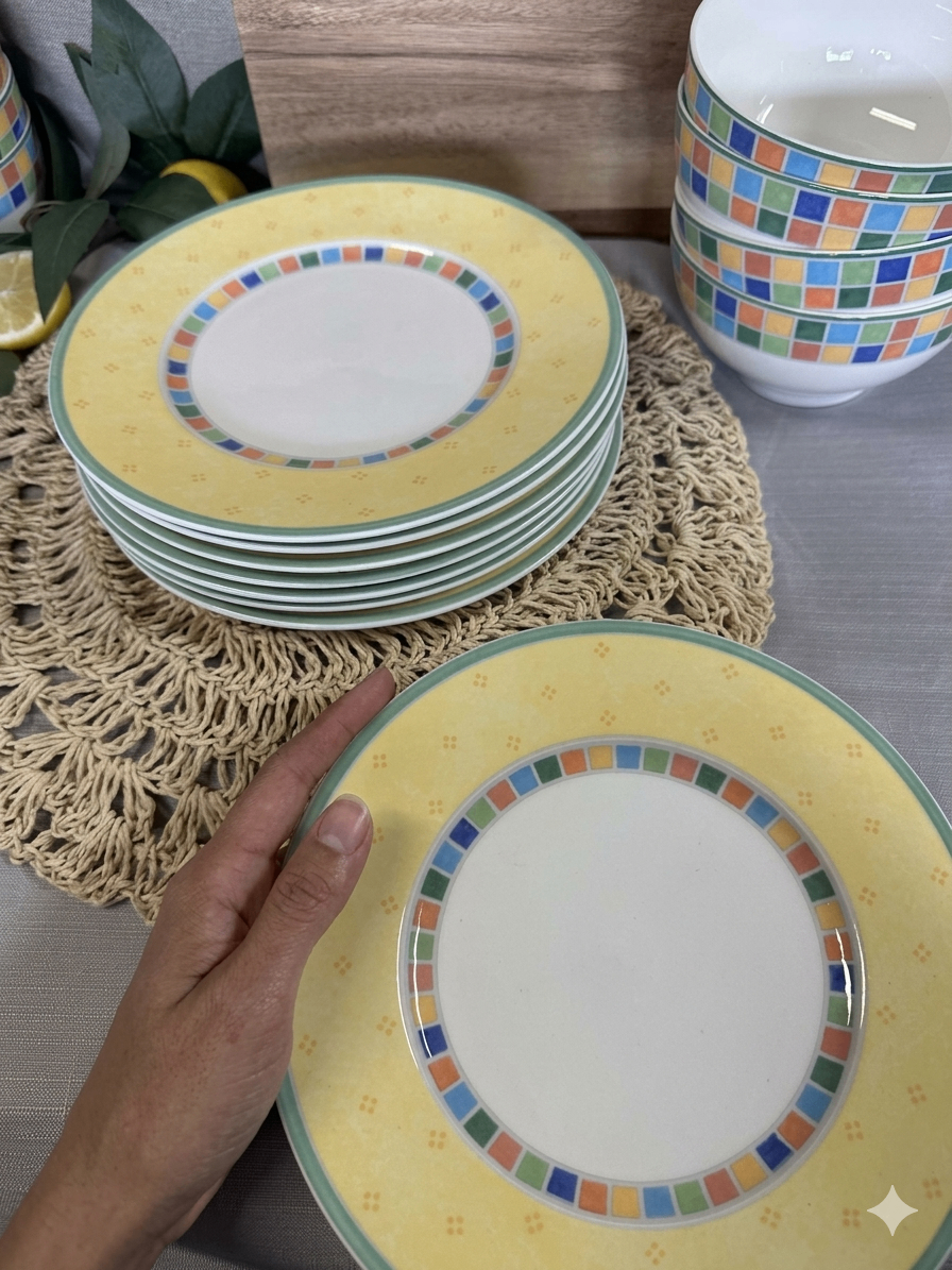 Villeroy & Boch 16-Pc China Set (Twist Alea Limone) - Serves 8 - photo 5