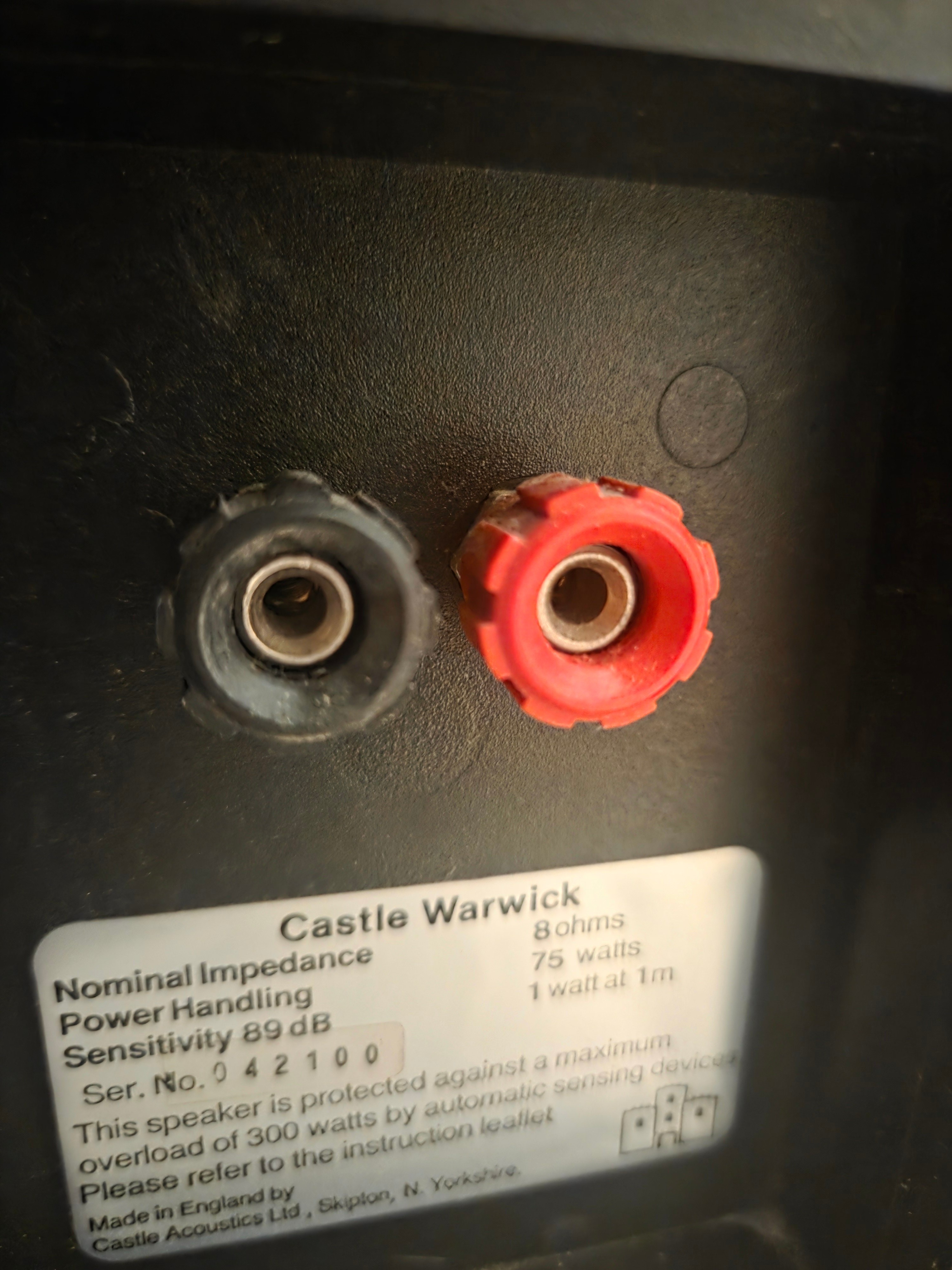 Vintage Castle Warwick Bookshelf Speakers, Real Wood Veneer - photo 4
