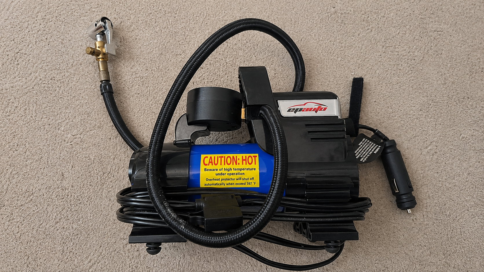 EPAuto 12V DC Portable Digital Air Compressor / Tire Inflator