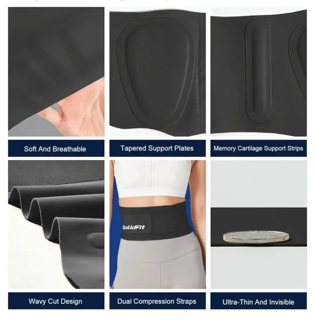 SolidFit Ultra Thin Back Brace - Small - photo 4