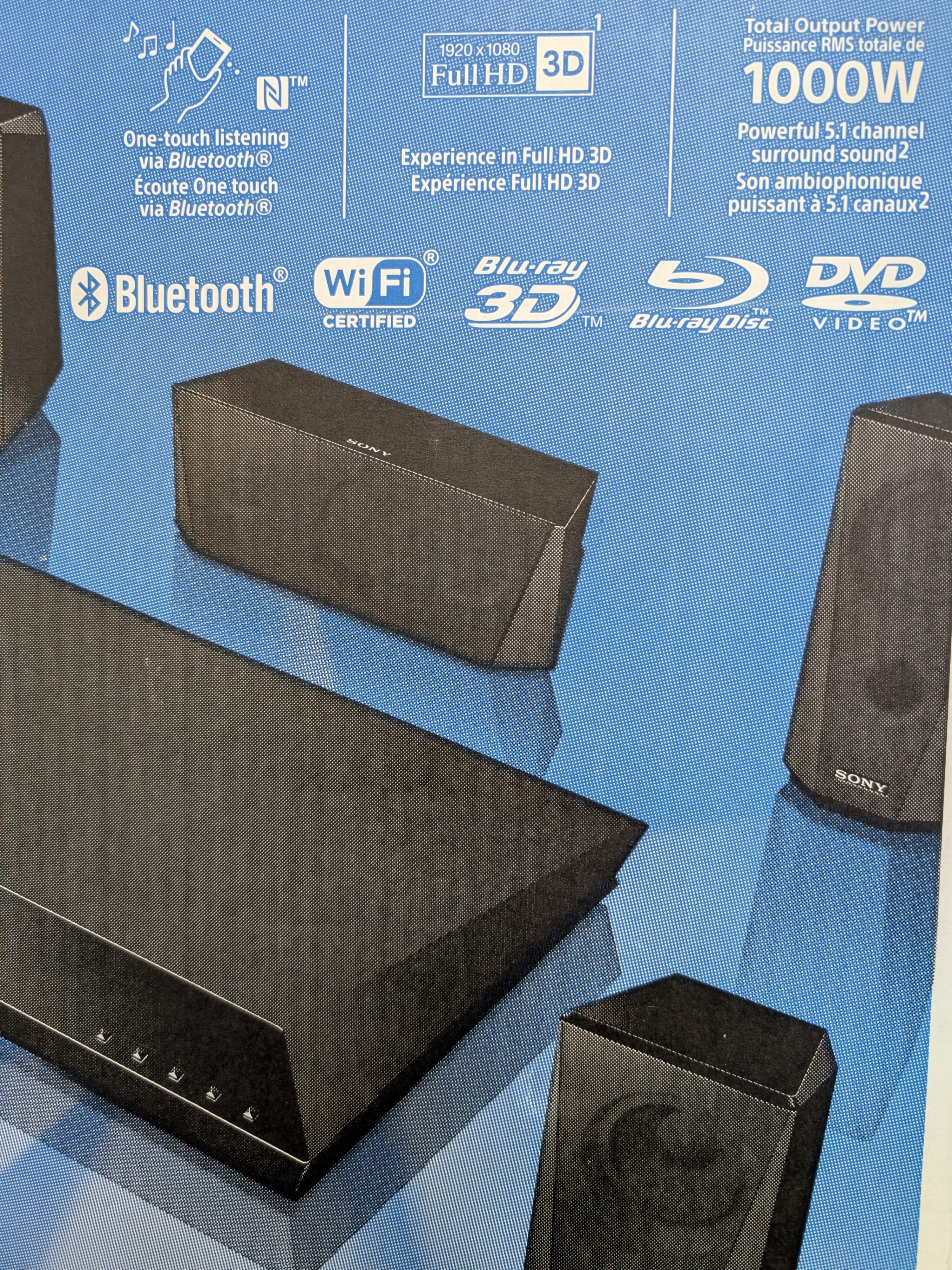 Sony Blu-ray Disc DVD Home Theatre System $125 - photo 2